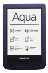 Czytnik ebooków PocketBook 640 Aqua Niebieski, wodoodporny