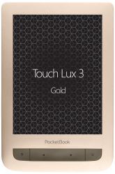 Czytnik ebooków PocketBook 626 Touch Lux 3 w kolorze złotym