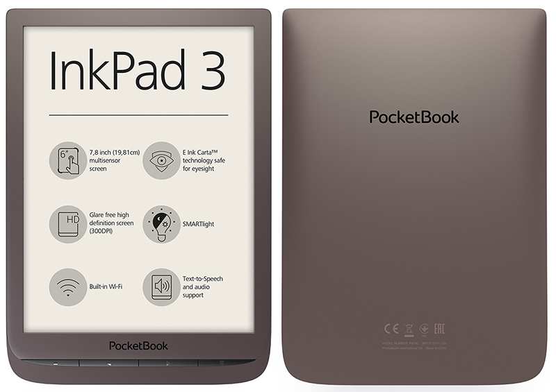 PocketBook 740 InkPad 3 - przód i tył